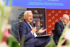 Od lewej: prof. dr hab. inż. Jerzy Buzek, dr hab. Paweł Kowal, prof. ISP PAN,