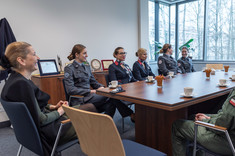 Spotkanie z cyklu "Twarze lotnictwa" poświęcone kobietom pracującym w lotniczym mundurze,