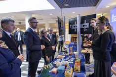 Spotkanie studentów kół naukowych z ministrem M. Kulaskiem,