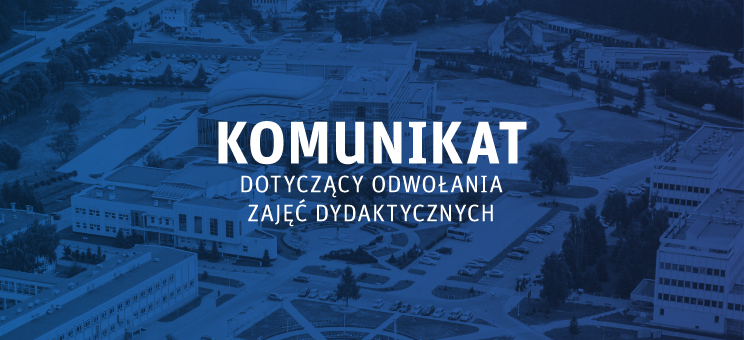 Komunikat Rektora PRz w sprawie odwołania zajęć dydaktycznych