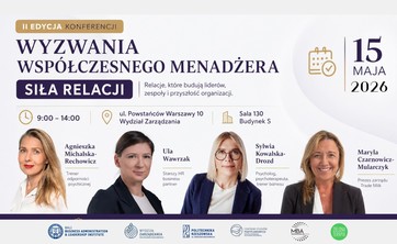 II edycja konferencji „Wyzwania współczesnego menadżera – siła relacji”