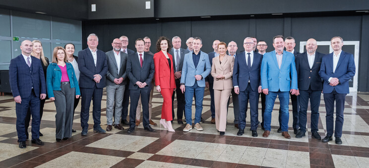 Członkowie Rady Biznesu przy Wydziale Zarządzania Politechniki Rzeszowskiej,